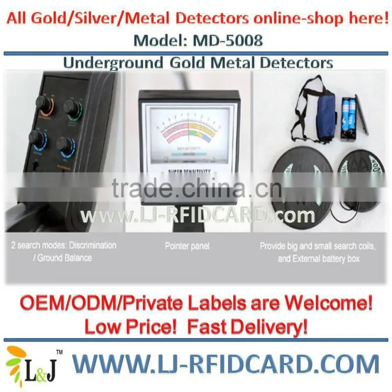 Free Shipping FOR PL2 or MD5008 Cheap Military Gold Metal Detector