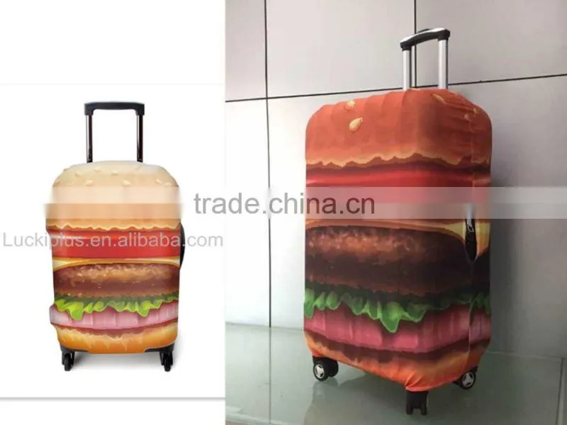 Luckiplus Spandex Fabric Trolley Case Cover Unique Technology Luggage Cover