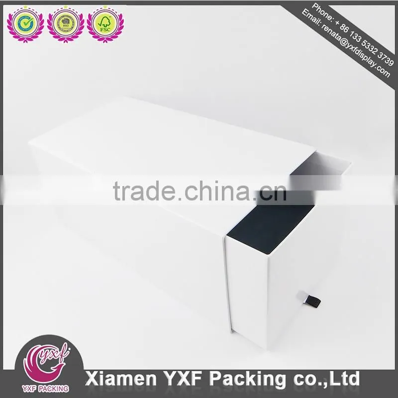 custom paper drawer box, cardboard drawer gift box, drawer gift box packaging box