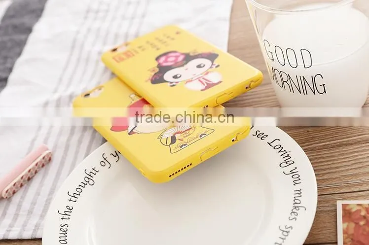 High quality silicone phone case/cute cartoon phone case for Iphone