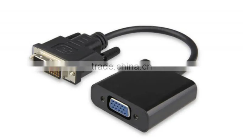 High quality DVI Male to VGA Female converter adapter cable