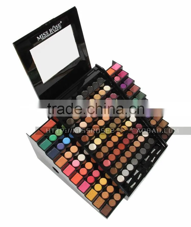 Miss Rose Professional wholesale Makeup Eyeshadow Palette/makeup 132 multi colored eyeshadow