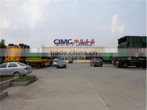 CIMC Direct Factory 60T Cement Bulk Carrier Semi Trailker For Sale
