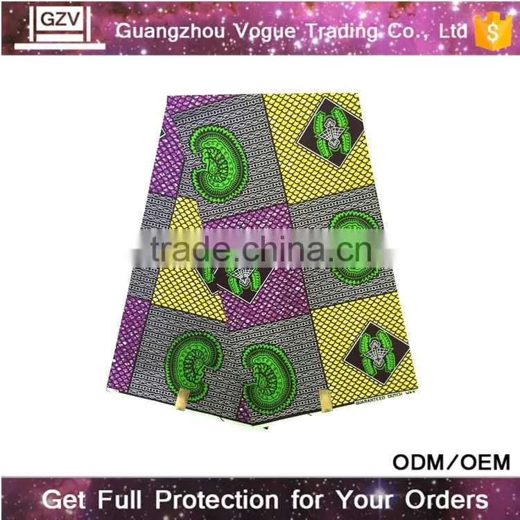 Online wholesale high quality 100% cotton hollandais wax african real dutch wax print fabric