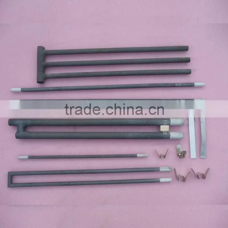 high quality 1600C electric furnace double spiral SiC heating element