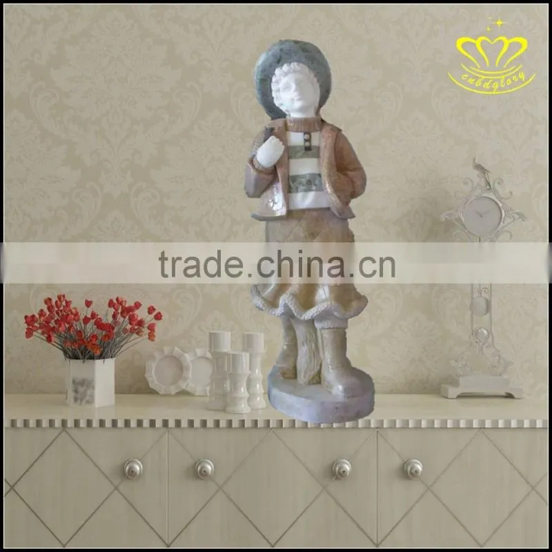 European Venus white marble bust girls head sculpture crafts