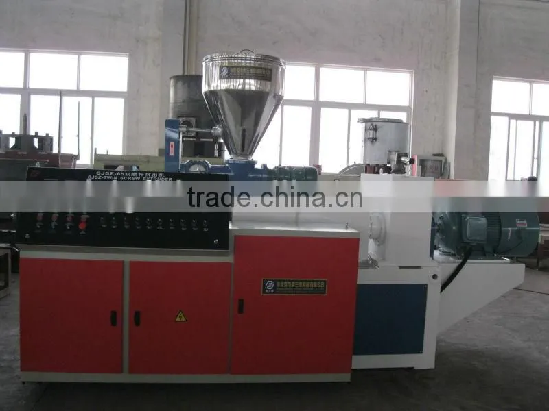wood plastic composite profile extrusion machine