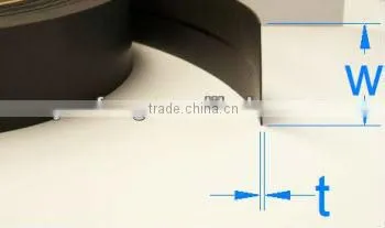 magnetic shower door seal strip