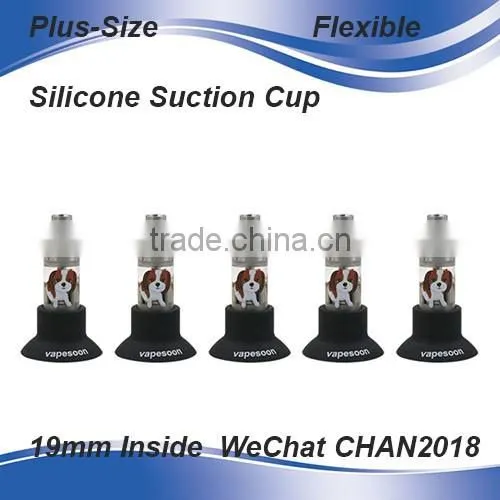 e cigarette RDTA display stand FLEXIBLE big suction cup atomizer display stand for 19mm or 22mm batteries or tanks