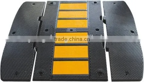 Roadway Safety Mini Rubber Speed Ramps