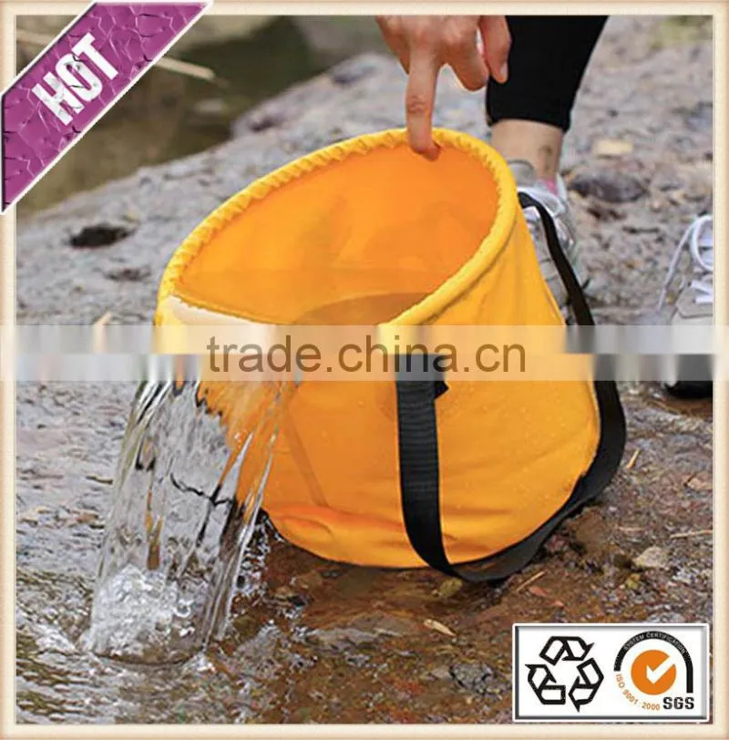 500D PVC Folding Bucket for fishing,water games and garden ,outdoor for car wash