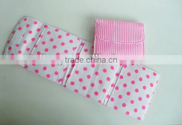 cute toiletry bag for girls with velcro closure