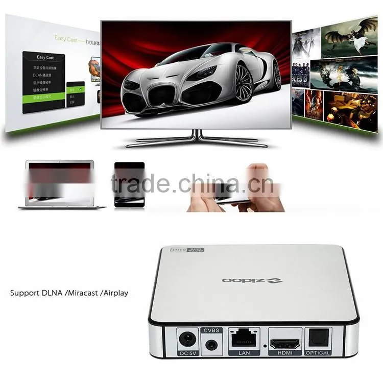 Zidoo X6 PRO TV Box RK3368 Octa Core Dual Band WIFI 4K KODI Android 5.1 TV Box