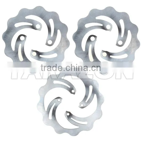 Stainless steel ATV brake disc rotor for Kawasaki KLF series