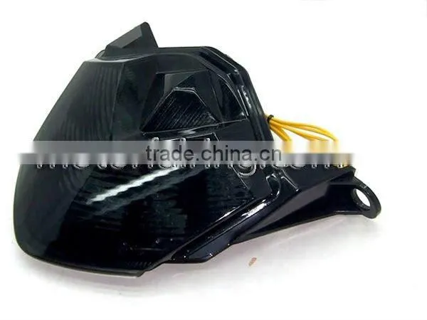 ZX-6R Plastic tail lights/Motorcycle Smoke LED tail light for Kawasaki ZX6R 09-11