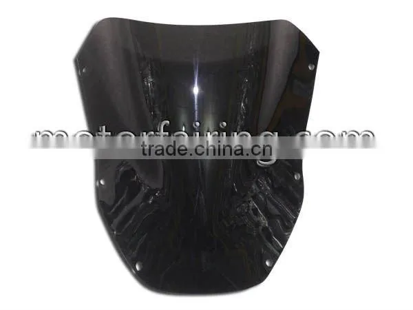 For Kawasaki ZX-12R 00-01 Plastic black Motorcycle Windshield Windscreen