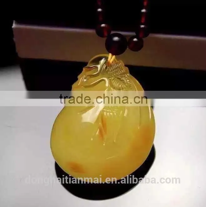 Wholesale Rare Natural Beeswax pendant