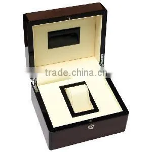 whole sale wooden watch box with Magnetic in Guangzhou