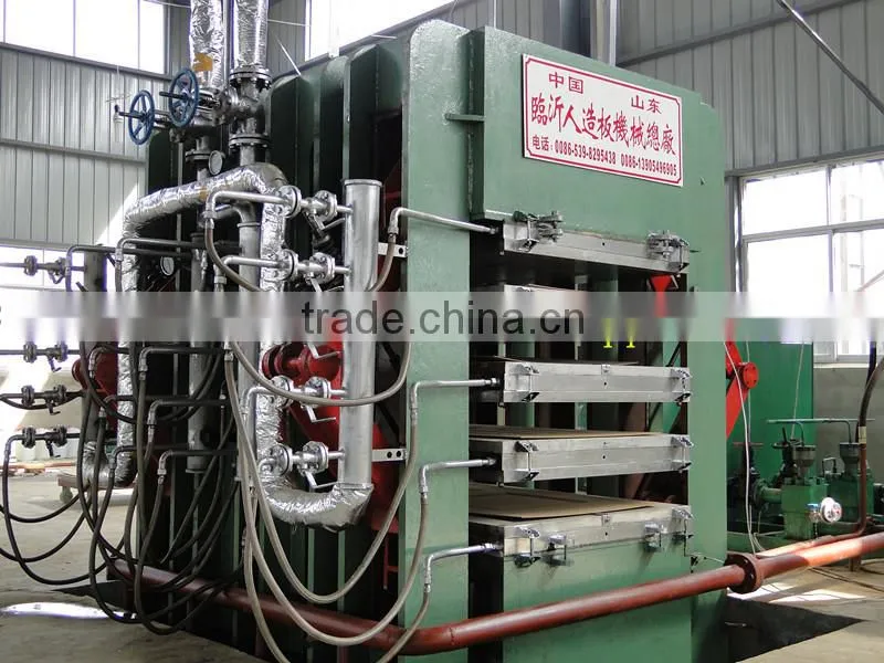 good quality wooden molded door hot press in Linyi China
