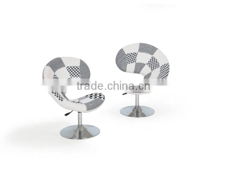 patchwork half circle chair