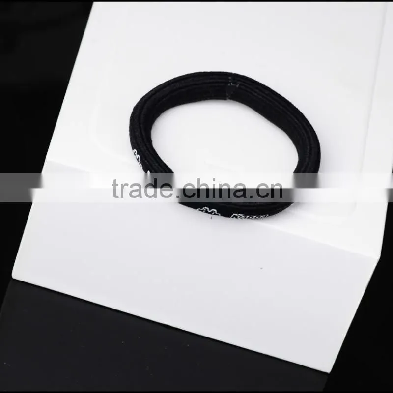 Top Quality Elegant Lasted Fashion Clean Flower Chunky Crystal Decorative Elastic Hair Rubber Band For Girls Pony Tail Hair Rope