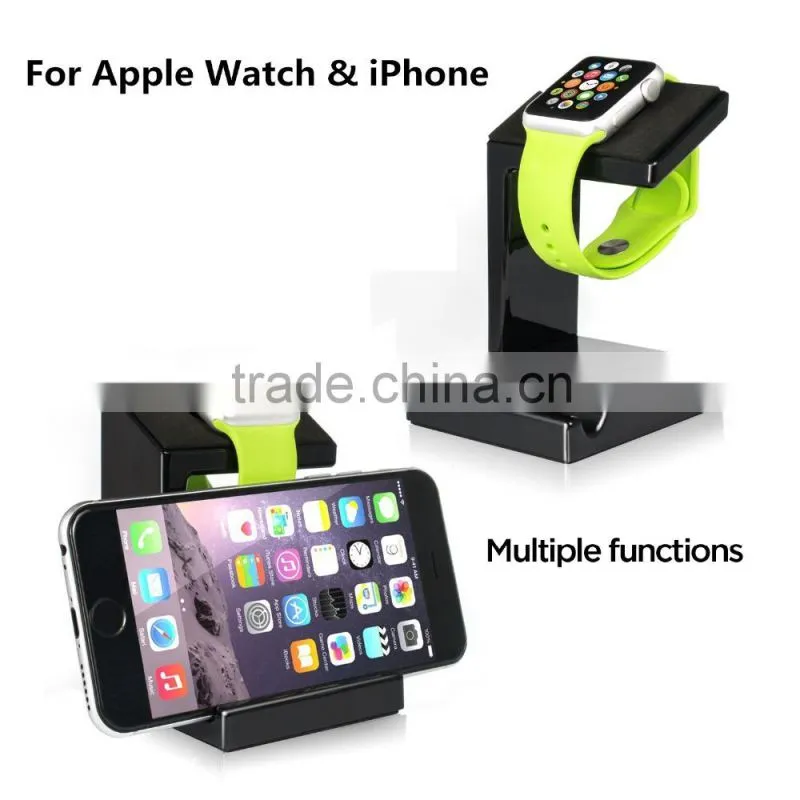 Hot selling factory price 2 in 1 stand holder for apple watch for iPhone