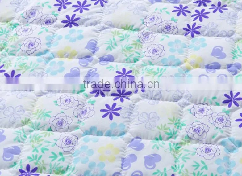 Hot sale 3D printed bedsheet satin fabric for quilt cover/polyester bed sheets quilt fabric