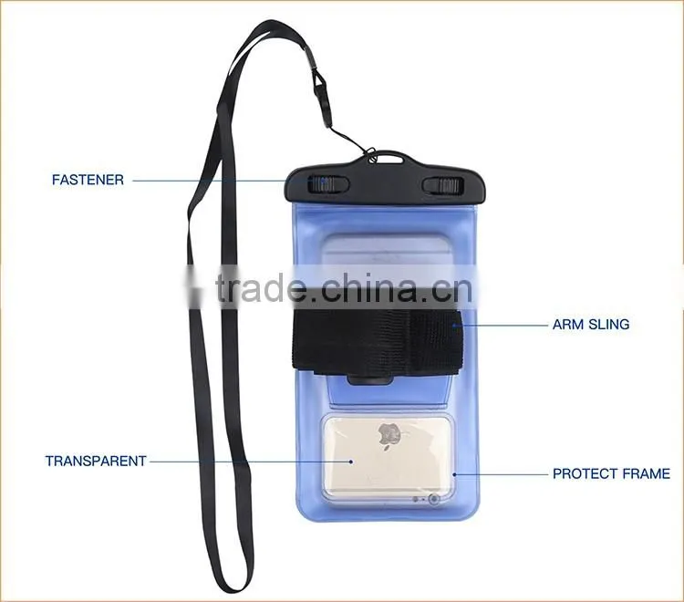 BUBM cheap hot pvc phone waterproof case/cell phone waterproof dry bag/floating waterproof phone bag