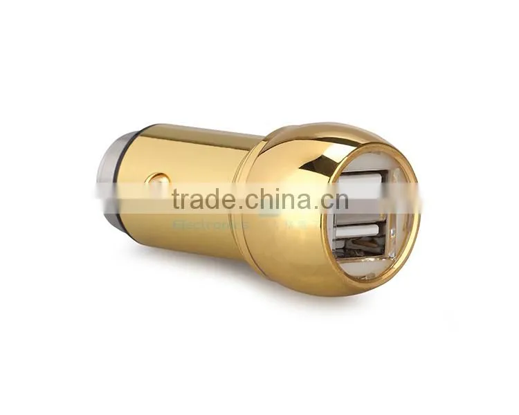5V 2.4A multiple mobile phone usb car charger with CE&Rohs certificated