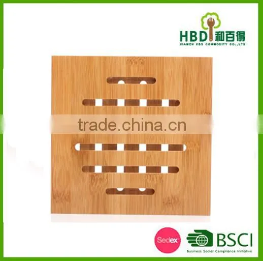 Bamboo trivet wholesle