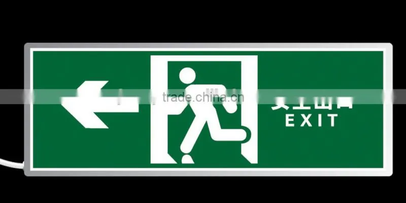 emergency signs made by EL
