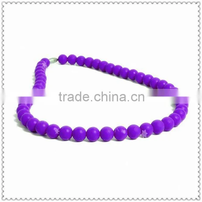 food grade fashion Silicone Chewbead bracelet