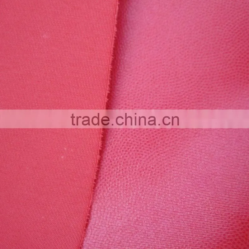 100% polyester peach skin fabric coated with transparent TPU