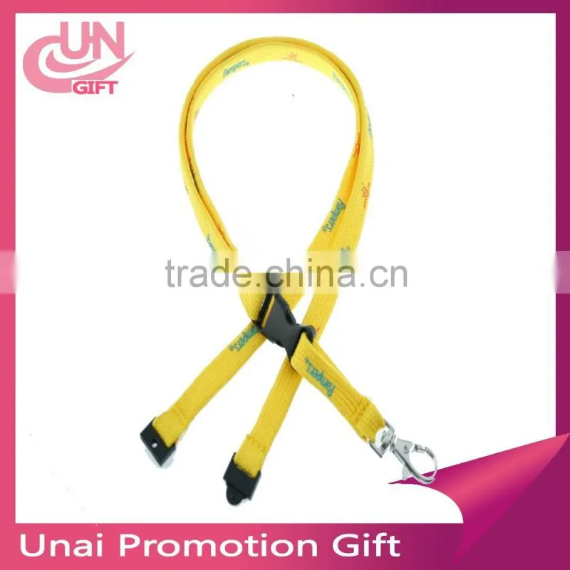 Fashion tube neck lanyard beaded lanyards tubular neck straps printed tube lanyard lowest price