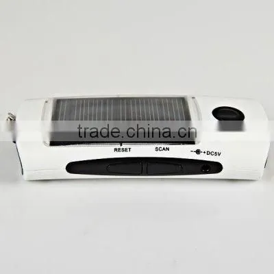 solar rechargeable led flashlight with radio
