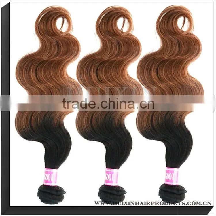 2014 New Arrival Brazilian Ombre Hair Weft