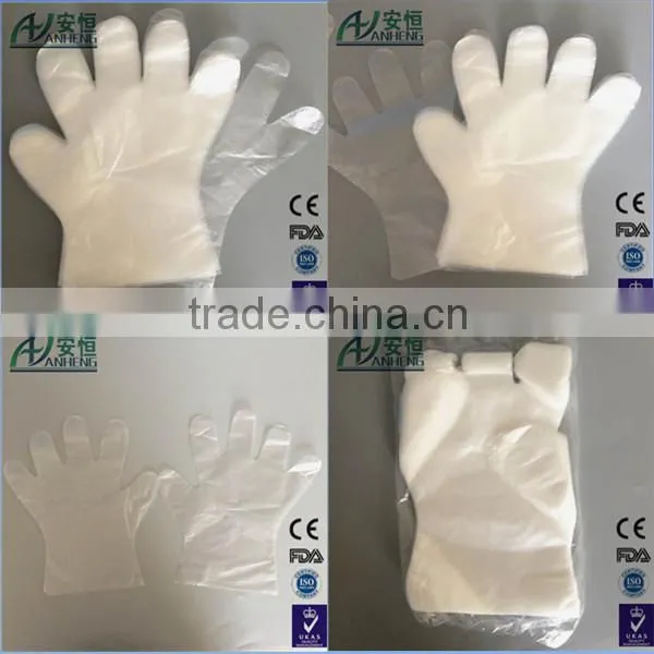 disposable PE gloves waterproof disposable gloves disposable clear thin glove