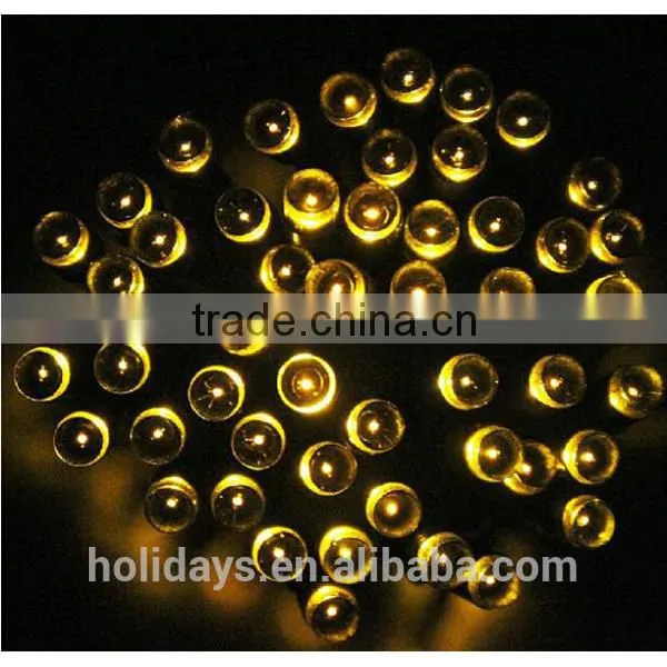Warm White Outdoor Light Dimmable Led Solar Powered String