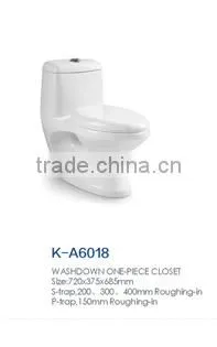 bathroom ceramic 4 inch washdown one piece wc toilet spy cam