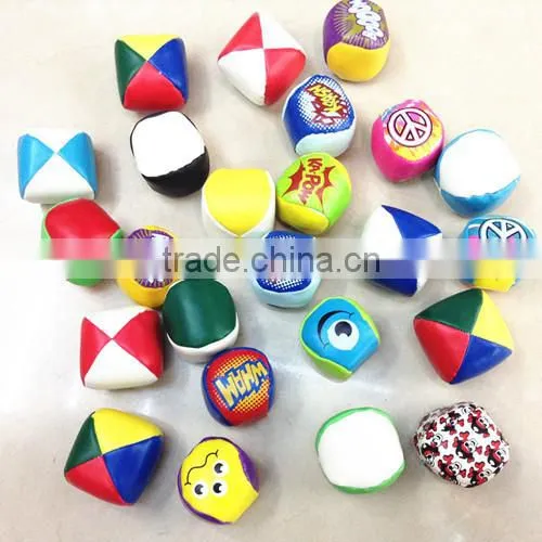 GSV factory promotional pvc soft leather mini contact juggling balls