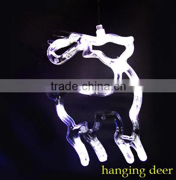 hanging led strings light with snowflake CE ROHS