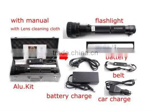 45/65/85W 8500Lumen HID Xenon 8700mAh Torch Flashlight Camping Hiking