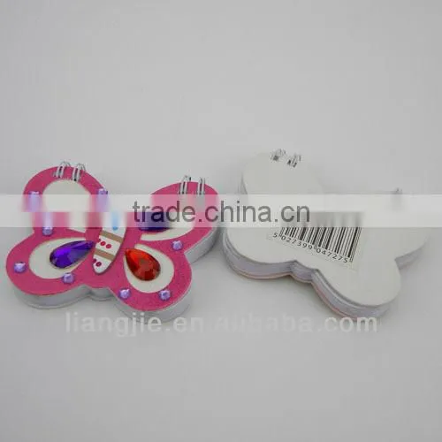 Hot Sell Mini butterfly Shaped Spiral Note Pad for Promotion