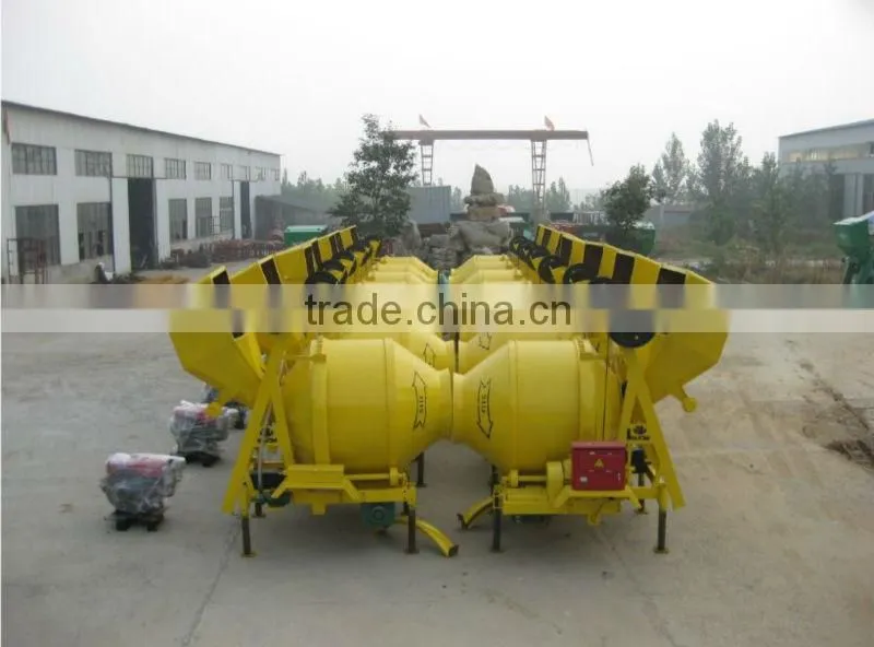 High capacity JZC350 diesel engine powered concrete mixer