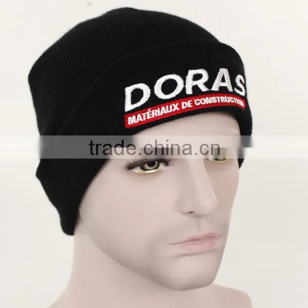 fashion winter beanie hat/men winter beanie custom