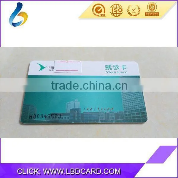 Popular perforated scratch ID cards