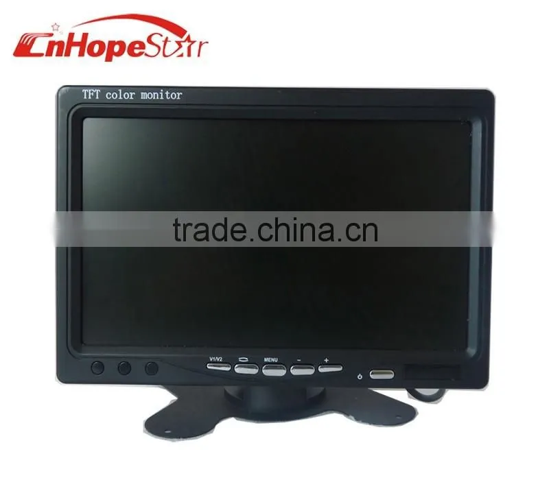 2 AV Car Monitor 7" TFT LCD Monitor Headrest Monitor