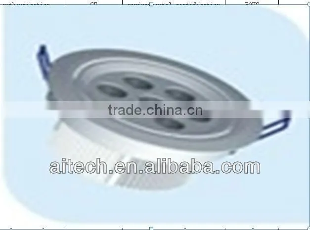 7*1W current output 300MA 620LM LED ceiling lamp