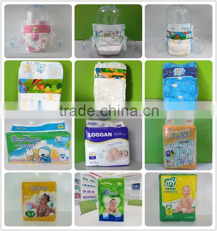 Super thin disposable baby diaper for boy and girl with cloud back sheet new product high quality sleepy baby diaper