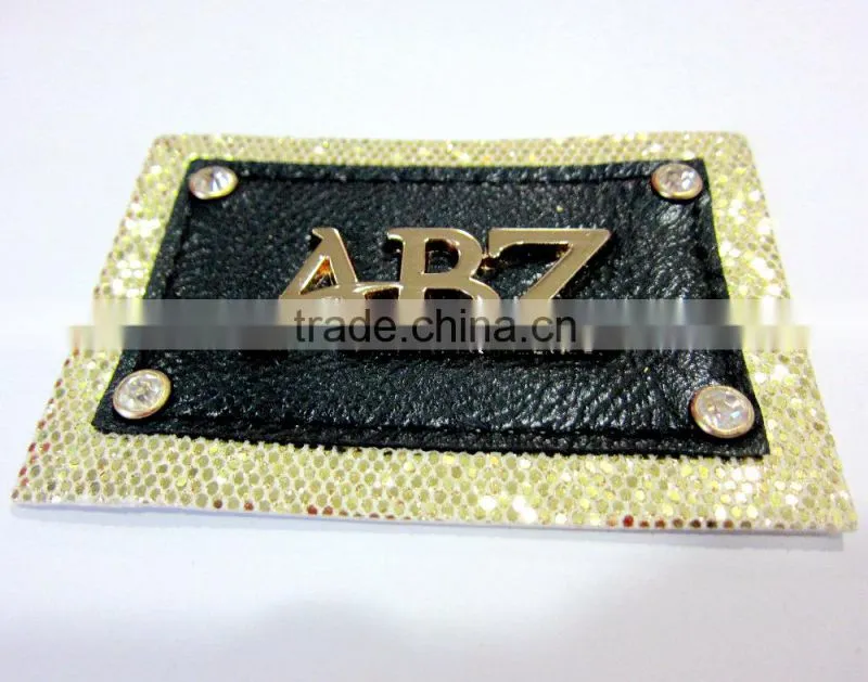 fashion jeans leather label in 2016